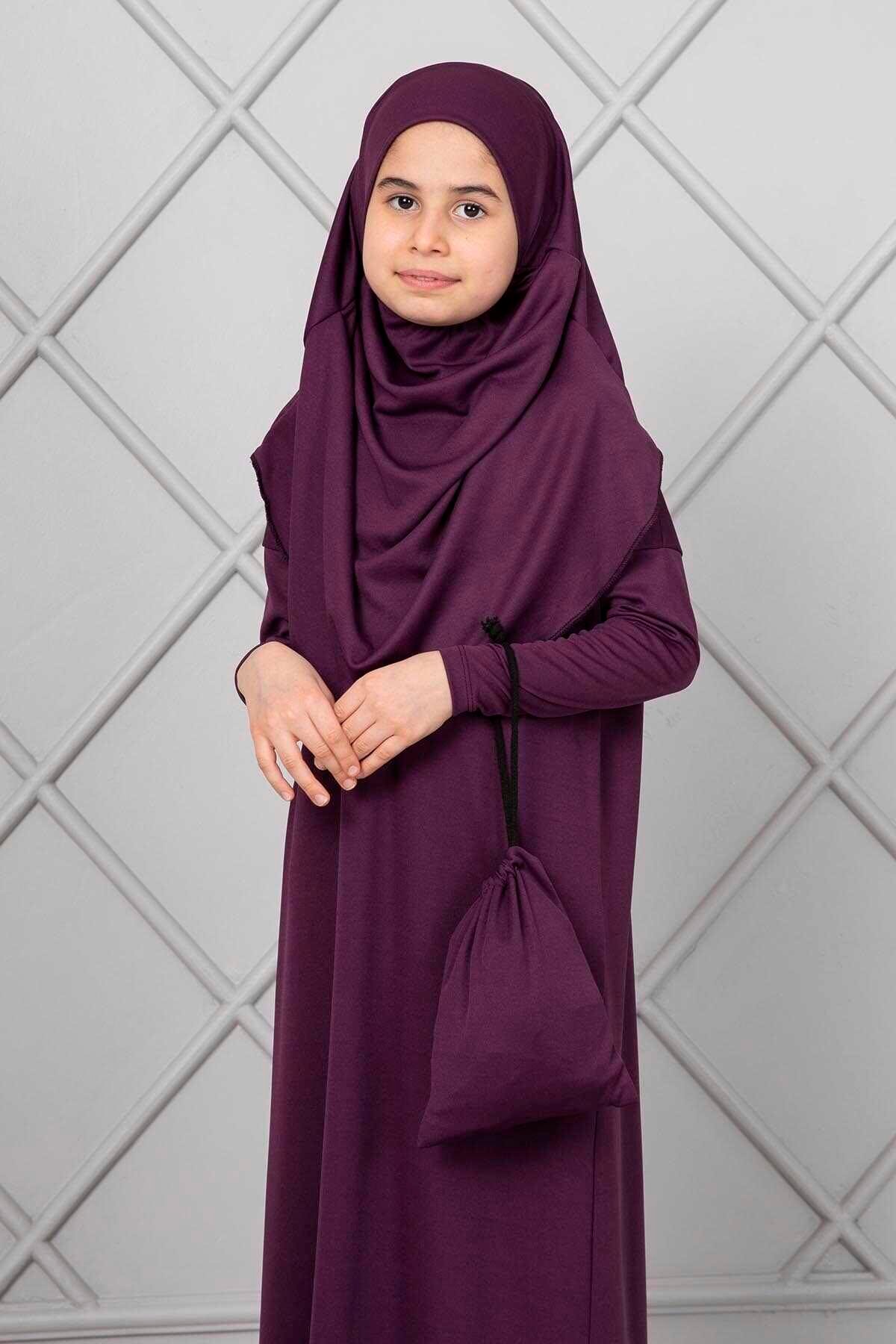 Modest Kids Prayer Dress Fuchsia – Bild 2