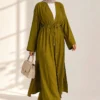 Long Cardigan Two-Piece Set
