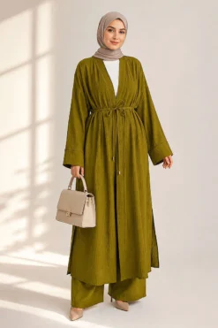 Alternative view of Long Cardigan Two-Piece Set