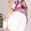 Vintage Rose Pattern Scarf Series Powder Pink – Bild 2