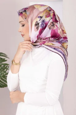 Alternative Ansicht von Vintage Rose Pattern Scarf Series Powder Pink
