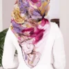Vintage Rose Pattern Scarf Series Powder Pink – Bild 3