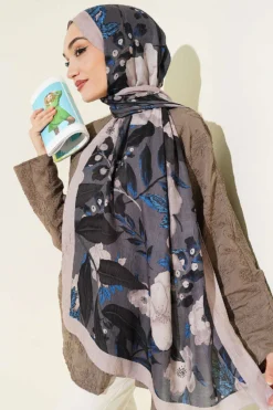 Alternative view of Liva Modal Krash Shawl Beige