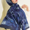 Liva Modal Krash Shawl Navy Blue