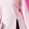 Side Slit Tunic with Ties Pink - Imagen 4