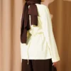 Side Slit Tunic with Ties Yellow - Imagen 3