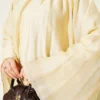 ⁦Gathered Neck Oversize Tunic Yellow⁩ - الصورة ⁦4⁩