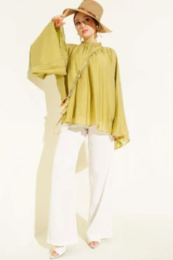 Alternative Ansicht von Gathered Neck Oversize Tunic