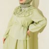 Ruffled Neck Tie Waist Skirted Two-Piece Set - immagine 2