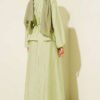 Ruffled Neck Tie Waist Skirted Two-Piece Set - immagine 3