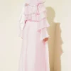 Collared Flared Dress Pink - Image 4