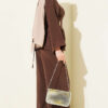 Pleated Two-Piece Set with Side Gold Buckle Brown - immagine 3