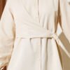 Side Tied Tunic Beige - Imagen 4