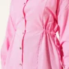 Side Tunnel Laced Shirt Pink – Image 4
