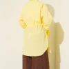 Side Tunnel Laced Shirt Yellow – Bild 3