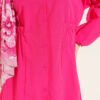 Gathered Sides Elastic Shirt Fuchsia - Imagen 4