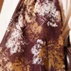 Leaf Pattern Shawl Series Brown - immagine 4