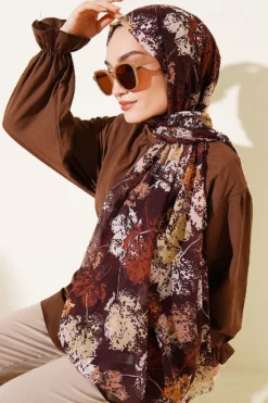 Alternative view of Leaf Pattern Shawl Series