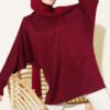 Batwing Basic Tunic Burgundy