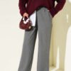 Half Waist Elastic Palazzo Pants