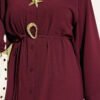 Star Gold Brooch Double Set Plum - Image 4