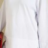 Split Detail Wide Sleeve Tunic White wholesale tunic view 4 - Hicabistan Turkey factory
