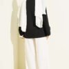 Split Detail Wide Sleeve Tunic Black wholesale tunic view 3 - Hicabistan Turkey factory