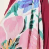 Lily Floral Bamboo Crinkle Shawl Camel - Imagen 4