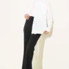⁦Chain Belted Flared Pants Black⁩ - الصورة ⁦2⁩