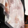 120 cm Pastel Floral Scarf Charcoal – Bild 4