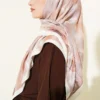 120 cm Pastel Floral Scarf Stone – Bild 3