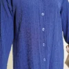 Long Shirt with Split Detail Indigo - immagine 4