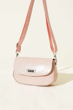 Crossbody Patent Bag Powder Pink
