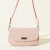 Crossbody Patent Bag Powder Pink - Image 2