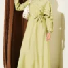 Cross Ruffle Detail Dress Hazel