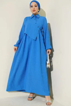 Cross Chest Panel Dress
