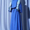 ⁦Asymmetrical Shoulder Panel Dress⁩ - الصورة ⁦3⁩