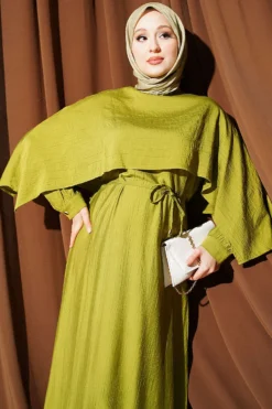 منظر بديل لـ Asymmetrical Shoulder Panel Dress