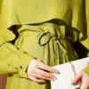 Asymmetrical Shoulder Panel Dress – Bild 4