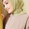 Aya Series Thin Cotton Scarf Hazel - immagine 2