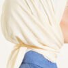 Aya Series Thin Cotton Scarf Cream - الصورة 4
