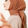 Aya Series Thin Cotton Scarf Terra