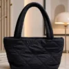 Quilted Stitch Detail Shoulder Bag Black