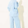 Hooded Oversized Two-Piece Set Baby Blue – Image 3