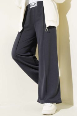 Balance Emblem Waistband Pants Anthracite