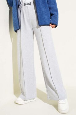 Alternative view of Balance Emblem Waistband Pants Grey