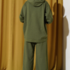 Hooded Oversized Two-Piece Set Khaki - immagine 3