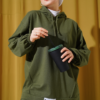 Hooded Oversized Two-Piece Set Khaki - immagine 2