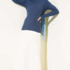 Fisherman Neck Fingerless Knit Sweater Indigo - immagine 2