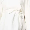 Balloon Sleeve Tensile Belted Tunic Ecru - Imagen 4